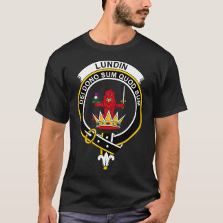 Lundin Crest Tartan Clan Scottish Clan T-Shirt