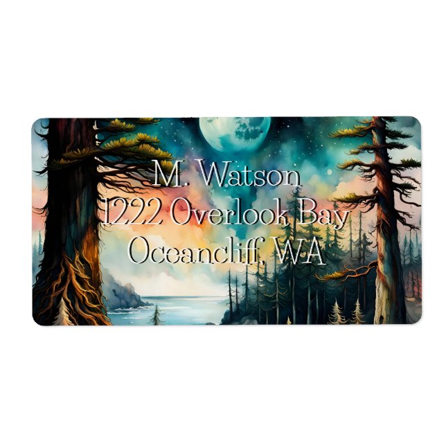 Lune au-dessus d'une adresse Ocean Bay (Devant)