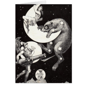 Lune céleste ciel Univers Dieu Nuit Illustration