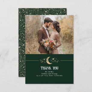 Lune céleste et étoiles Merci photo