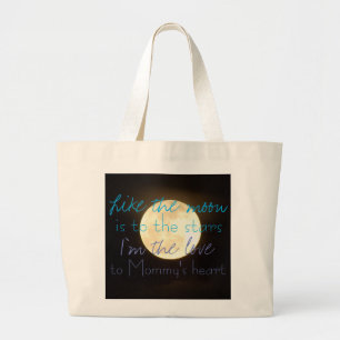 Lune de bébé de coton au sac de couche-culotte d