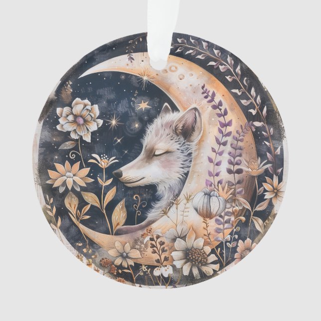 Lune de loup acrylique (devant)
