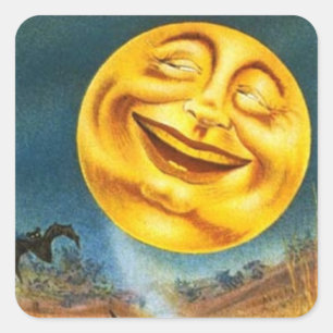Lune d'Halloween - Sticker