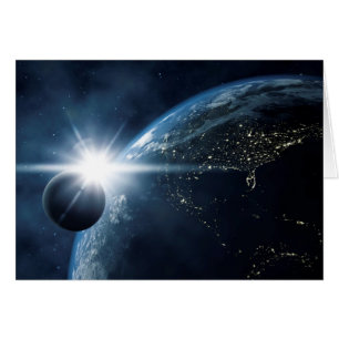 lune et soleil de la terre