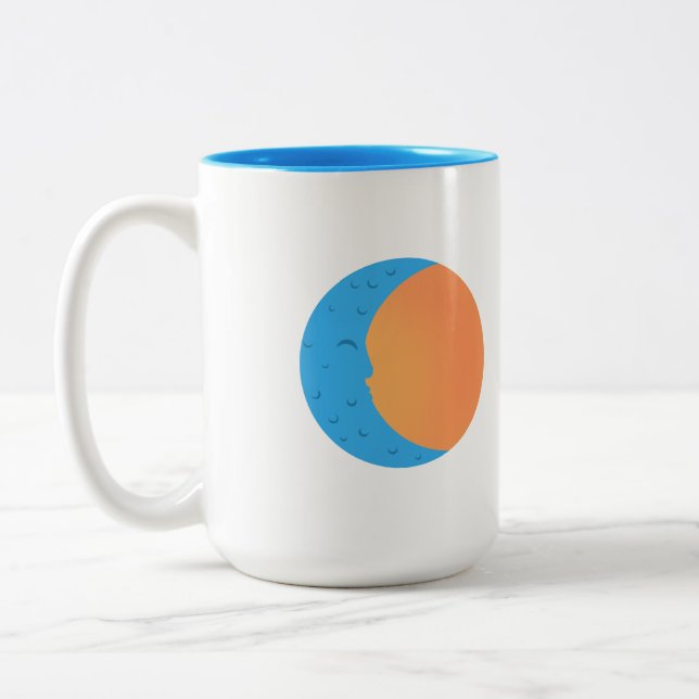 Lune et tasse de Sun PopArtCulture (Gauche)