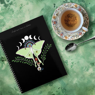 Lune Papillon Éthéré Vert Mystique Céleste