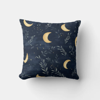 Lune personnalisée et oreiller à lancer Feuille