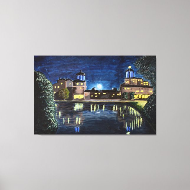 Lune sur la toile de Broadmoor (Recto)
