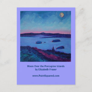 Lune sur les îles Porcupine ・ Cartes postales du M