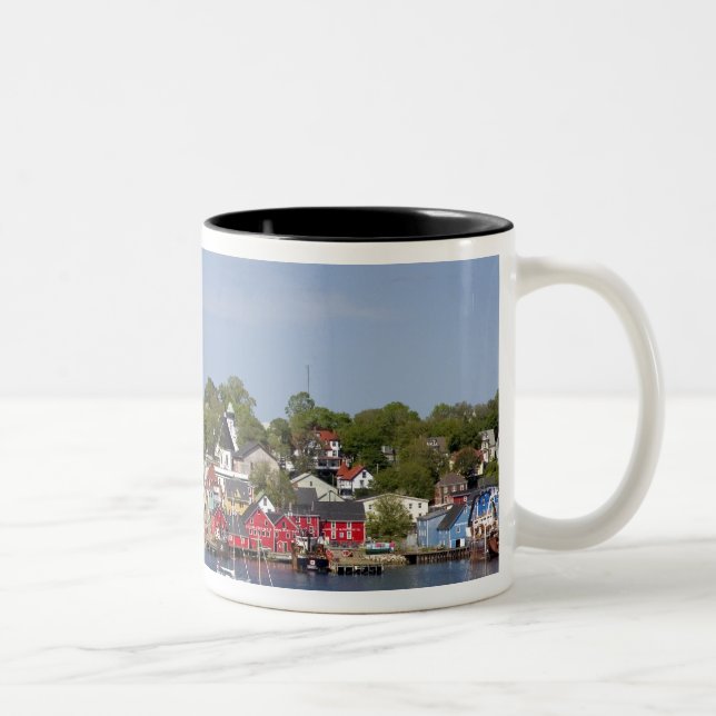 Lunenberg, Nova Scotia, Canada. 2 Two-Tone Coffee Mug (Right)