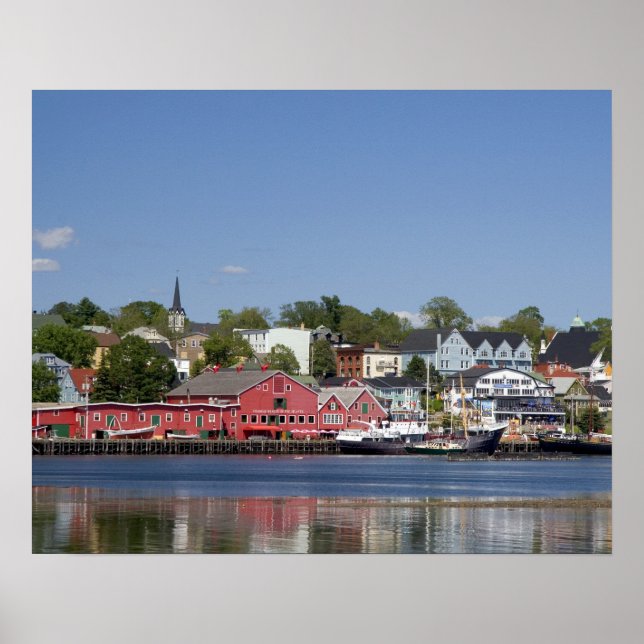 Lunenberg, Nova Scotia, Canada. 4 Poster (Front)