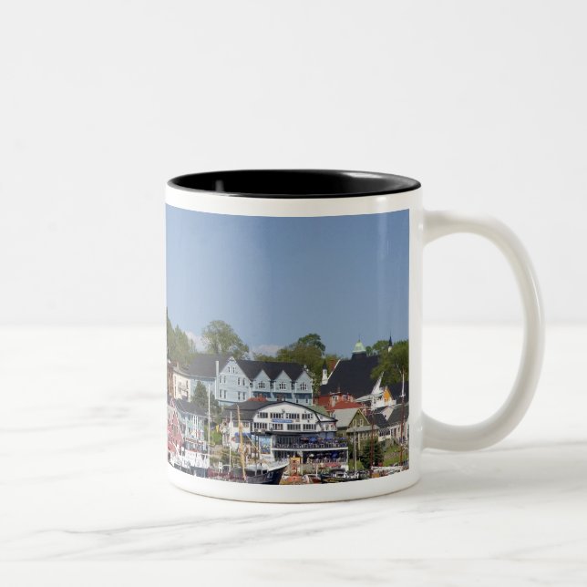 Lunenberg, Nova Scotia, Canada. 4 Two-Tone Coffee Mug (Right)