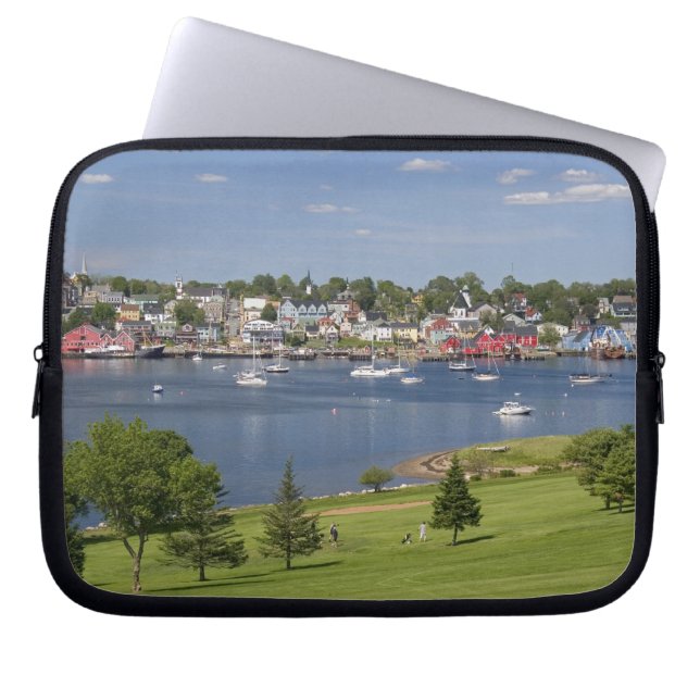 Lunenberg, Nova Scotia, Canada. Laptop Sleeve (Front)