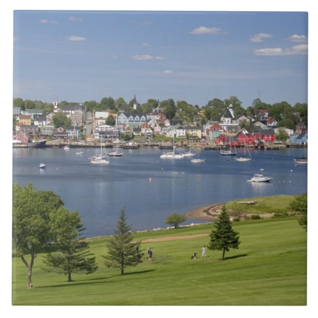 Lunenberg, Nova Scotia, Canada. Tile (Front)