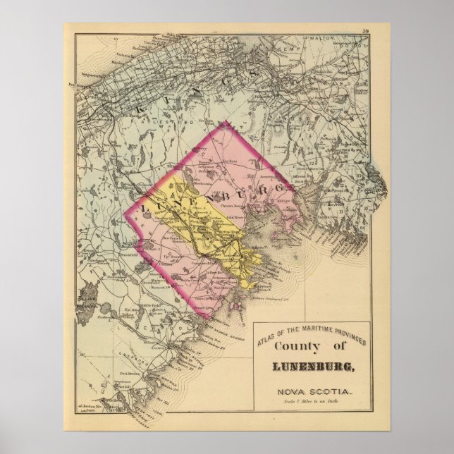 Lunenburg Co, NS Poster (Front)
