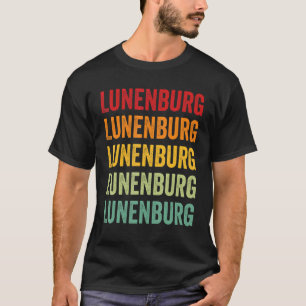 Lunenburg County Virginia Rainbow Text Design T-Shirt