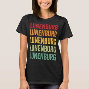 Lunenburg County Virginia Rainbow Text Design T-Shirt