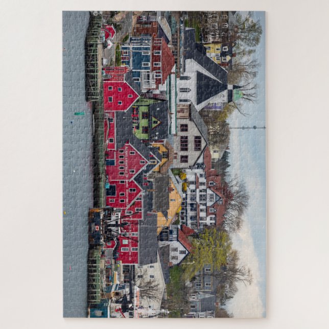 Lunenburg in Nova Scotia Jigsaw Puzzle (Vertical)