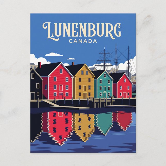 Lunenburg Waterfront Canada Postcard (Front)