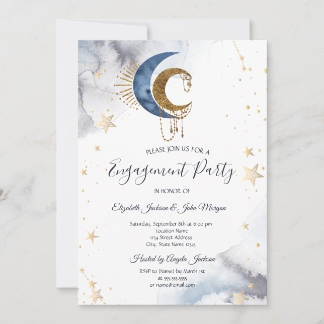 Lunes célestes, Invitation Étoiles (Devant)