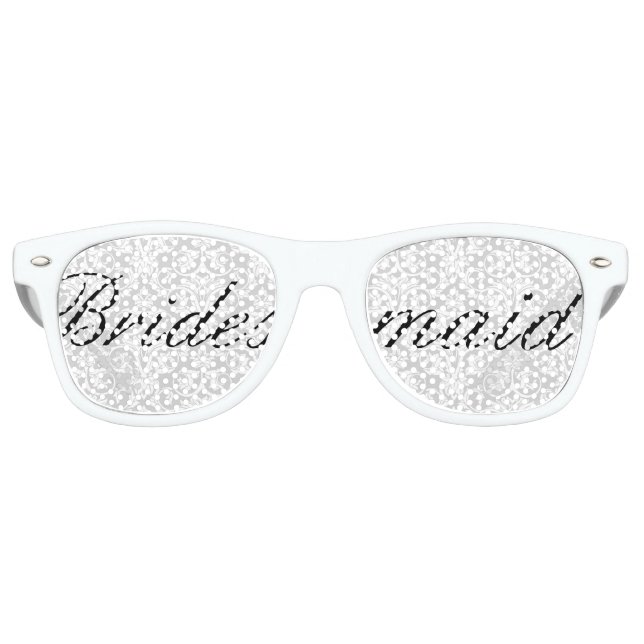 Lunettes Bachelorette Bachelorette Blancs Damask (Devant)