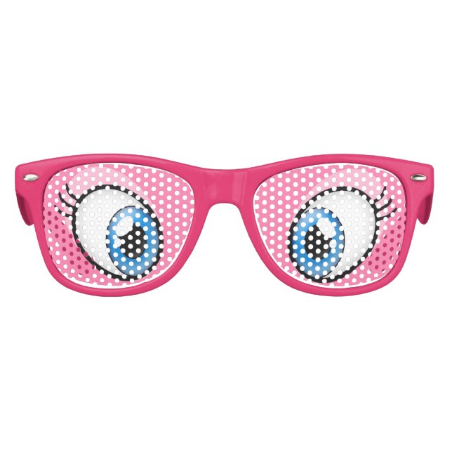 Lunettes de costume de fête pour filles aux yeux r (Devant)
