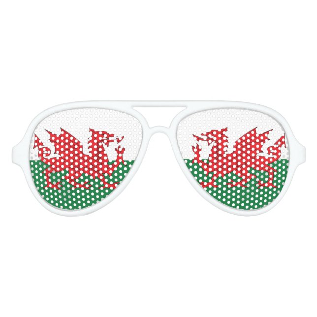 Lunettes de drapeau gallois (Devant)