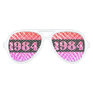 Lunettes De Fête Aviateur 1984 40e anniversaire