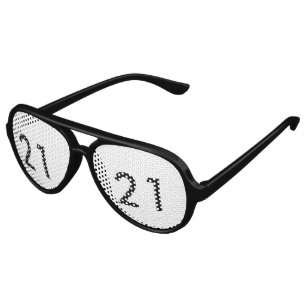 Lunettes De Fête Aviateur 21e Anniversaire Fête Shades