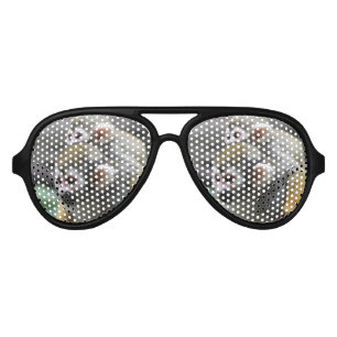 Lunettes De Fête Aviateur Affaire du singe écureuil