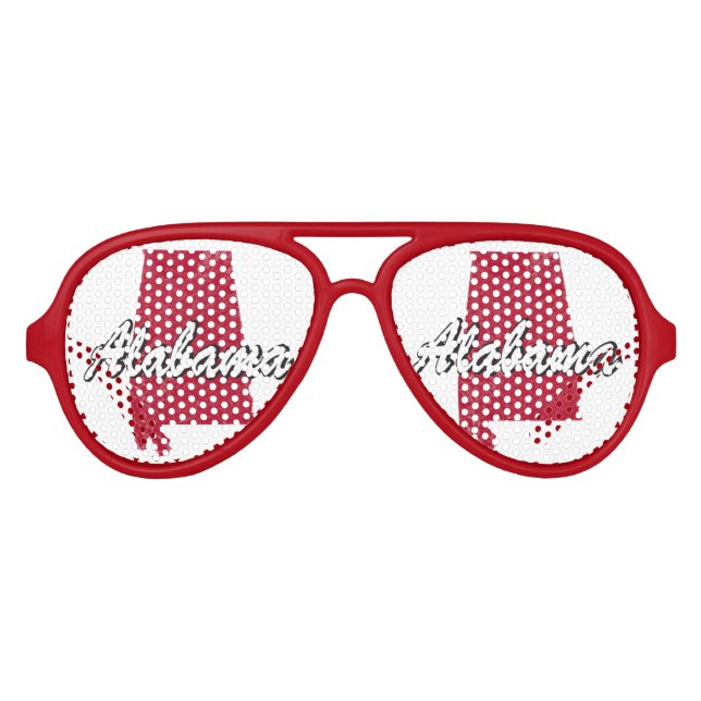 Lunettes De Fête Aviateur Alabama (Devant)
