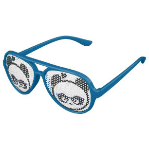 Lunettes De Fête Aviateur Amour Panda®