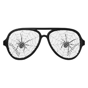 Lunettes De Fête Aviateur Araignée