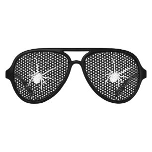 Lunettes De Fête Aviateur Araignée