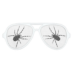 Lunettes De Fête Aviateur Araignée déplaisante
