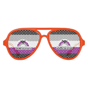 LUNETTES DE FÊTE AVIATEUR ARC-EN-CIEL DE DEMISEXUAL