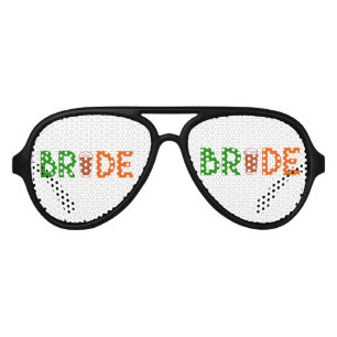 Lunettes De Fête Aviateur Bachelorette mariée à être des nuances