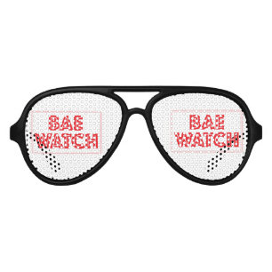 Lunettes De Fête Aviateur Bae watch drôle de baie regarder référence vidéo