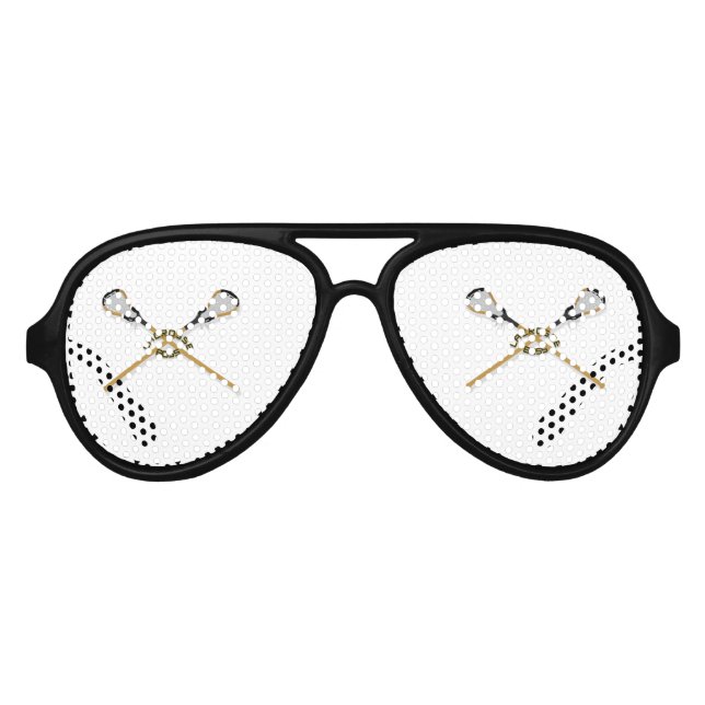 Lunettes De Fête Aviateur Bâtons croisés de crosse (Devant)