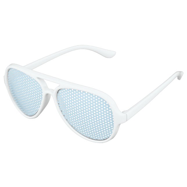 Lunettes De Fête Aviateur Bébé bleu clair jolie chienne Douche genre révéler (Angle)