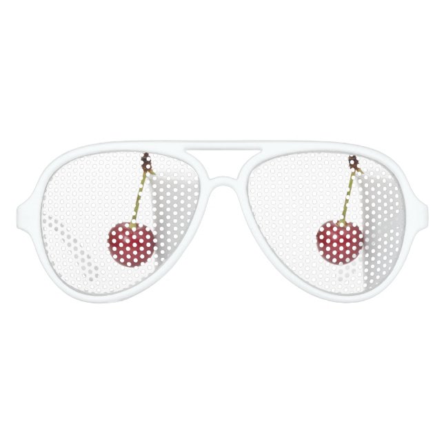 Lunettes De Fête Aviateur Berry Red Cherry (Devant)