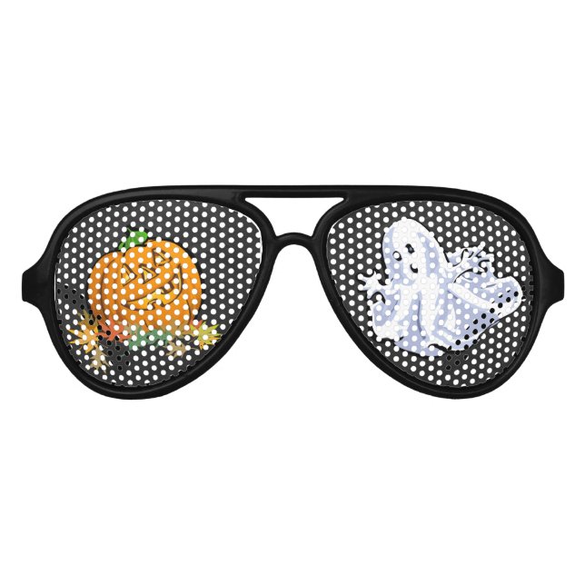 Lunettes De Fête Aviateur Caractères éffrayants (Devant)