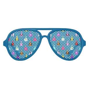 Lunettes De Fête Aviateur Cheval Jockey soies amusant équine