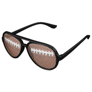 Lunettes De Fête Aviateur Conception de football