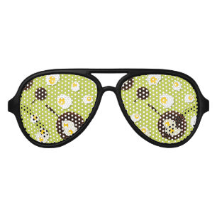 Lunettes De Fête Aviateur Conception de nourriture d'amusement d'oeufs au