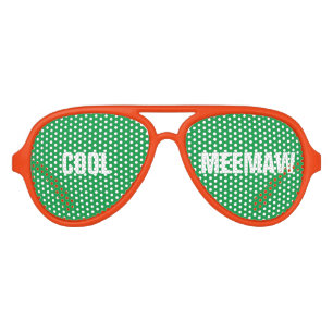 Lunettes De Fête Aviateur Cool Meemaw Grand-mère Drôle Joueur