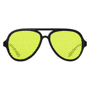 Lunettes De Fête Aviateur Cool néon chartreuse vert brillant solide