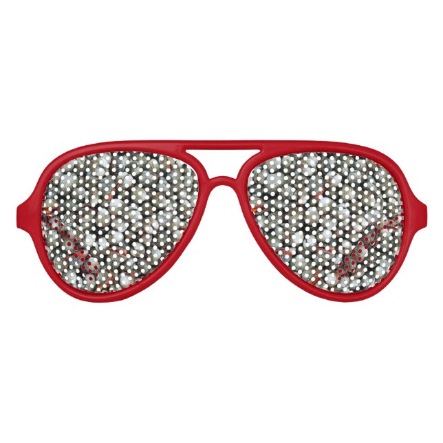 Lunettes De Fête Aviateur Coques de coques de sang (Devant)