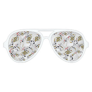 Lunettes De Fête Aviateur "Couche royale : Une pile de cartes de poker des r