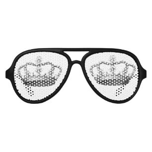 Lunettes De Fête Aviateur Couronne